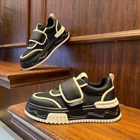 Chaussures pour hommes, nouvelle collection été, baskets décontractées respirantes en maille, à lacets, à semelle épaisse, style rétro, tendance, rehaussantes