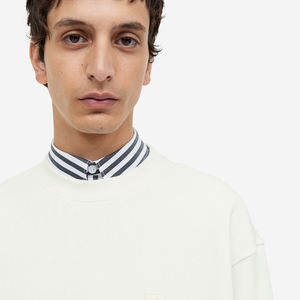 Logo personnalisé de haute qualité 320gsm coton col rond uni unsix sweats à capuche et sweat-shirts pour hommes pulls molletonnés pull personnalisé surdimensionné - Product Image 5