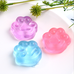 Jouets Mochi Squishy Patte de Chat en Cristal, Mini Jouets Kawaii en Gros à Presser pour les Fêtes d'Enfants, Mochis Anti-Stress pour Filles - Product Image 1