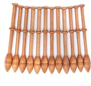 12 bobine in legno duro per pizzo - Product Image 3