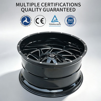 Jantes Flowtone 22 pouces 6x139.7 /135mm Rucci 22x12, jantes résistantes à la corrosion, jantes à fond profond, jantes pour voitures, jantes pour automobiles