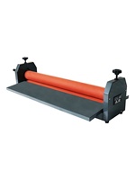 Machine à plastifier à froid manuelle 65 75 100 130 cm de largeur pour film PVC, machine à plastifier manuelle pour le travail du bois