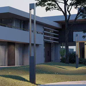 3M 야외 모던 LED 태양광 정원등 웜화이트 IP65 알루미늄 주택가 도로 빌라 공원 조명 - Product Image 2