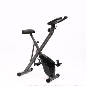 Venta superior de alta <span class=keywords><strong>calidad</strong></span> plegable X <span class=keywords><strong>bicicleta</strong></span> portátil interior magnética vertical <span class=keywords><strong>bicicleta</strong></span> con Monitor de ritmo cardíaco para uso en gimnasio Culturismo - Product Image 2