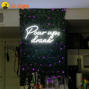 Blanco RGB DMX LED neón Flex para decoración uso boda letrero de neón