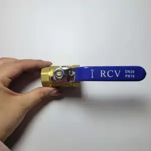 RCV Series 3/4-in Brass FPT Full Port Ball Valve With Locking Handle