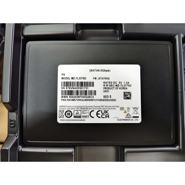 MZILT960HBHQ-00007 PM1643a SAS 12Gbps 2.5inch Data Ceter Enterprise Internal Solid State Drive Server SSD SATA 3.0 Expansion New