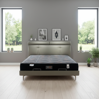 Matelas hybride de taille unique en mousse à ressort de qualité supérieure ignifuge pour chambre d'hôtel Matelas sans bruit