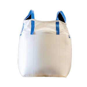 Sac jumbo tissé carré de 1,5 tonne, sac FIBC conducteur pour le sable, la résine chimique, l'industrie de la construction, décharge par bec, charge de 1000 kg - Product Image 3