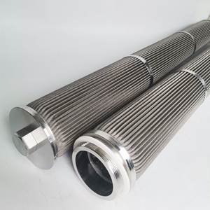 องค์ประกอบตัวกรองโลหะพับได้ทำจากสแตนเลส3/5/7/10/15/25/30/40/60 UM ที่กำหนดเอง - Product Image 1