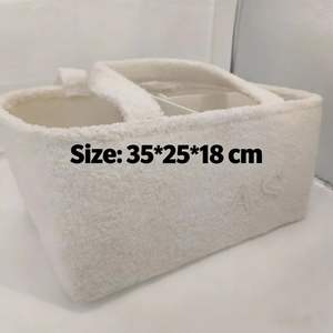 Bolsa de Pañales de Fieltro Personalizada de Nuevo Diseño, Regalos <span class=keywords><strong>para</strong></span> Bebés, Material de Felpa de Peluche, Bolsa de Guardería <span class=keywords><strong>para</strong></span> Compras <span class=keywords><strong>y</strong></span> Viajes - Product Image 3