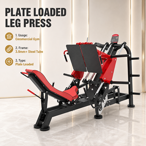 Máquina <span class=keywords><strong>de</strong></span> prensa <span class=keywords><strong>de</strong></span> piernas <span class=keywords><strong>de</strong></span> doble riel deslizante suave <span class=keywords><strong>de</strong></span> 45 <span class=keywords><strong>grados</strong></span> para fuerza <span class=keywords><strong>de</strong></span> la parte inferior del cuerpo, equipo comercial <span class=keywords><strong>de</strong></span> gimnasio - Product Image 1