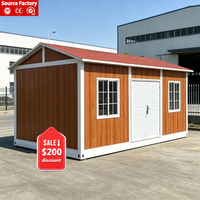 Maison conteneur modulaire mobile en panneaux sandwich, conteneurs habitables, kit plat, installation rapide, maison conteneur détachable 40 pieds
