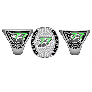 แหวนแชมป์กีฬาเยาวชนแบบกำหนดเองแหวนแชมป์เบสบอลเยาวชน - Product Image 3