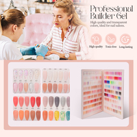 Livre de Couleurs de Gel de Construction Tendance R S Nail 360 Couleurs pour Extension d'Ongles Gel Dur Solide pour Salon de Beauté