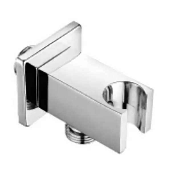 High Quality Bathroom Stop Valve Toilet Stop Wall Connector Auto Angle Valve With Handheld Bracket Holder