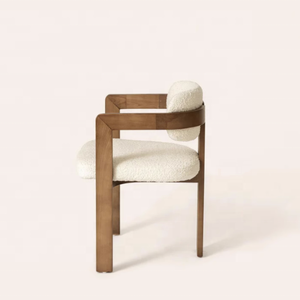 Silla <span class=keywords><strong>de</strong></span> Comedor <span class=keywords><strong>de</strong></span> Madera Maciza <span class=keywords><strong>de</strong></span> Alta Calidad con Tapicería <span class=keywords><strong>de</strong></span> Piel <span class=keywords><strong>de</strong></span> Cordero/Terciopelo, Diseño Moderno para <span class=keywords><strong>Cocina</strong></span> y Hogar - Product Image 3
