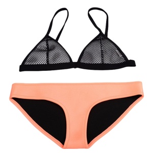 String deux pièces pour femmes haut à licou Triangle Bikini ensemble avec cravate côté bas Sexy maillot de bain maillots de bain - Product Image 6
