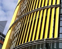 Lame extérieure de persienne de profil d'auvent de pare-soleil en aluminium d'extrusion pour la coutume