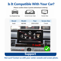 CodeLynk Kabelloses Apple CarPlay Android Auto Kit für Audi Auto Android Videoplayer A8 2010-2018 MMI 3G HN+
