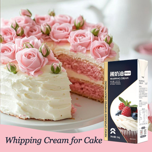 Crème fouettée spéciale pâtisserie pour gâteaux, desserts et boissons - Product Image 1