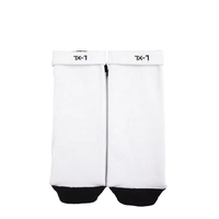 Chaussettes personnalisées en polyester blanc vierge pour sublimation, impression numérique 3D personnalisée, nouvelle collection 2025