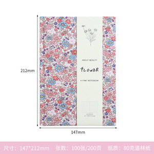 Cuaderno <span class=keywords><strong>de</strong></span> tela floral A5 <span class=keywords><strong>de</strong></span> tapa dura, diario con motivos <span class=keywords><strong>de</strong></span> flores y pájaros, cuaderno con líneas horizontales <span class=keywords><strong>de</strong></span> Strawberry Thief - Product Image 4