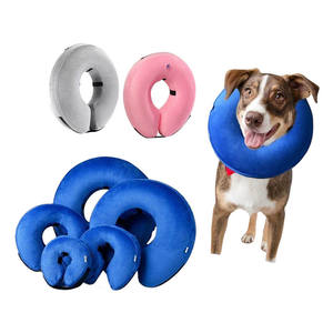 <span class=keywords><strong>XS</strong></span>에서 XL 조정 가능한 벨벳 수술 후 애완 동물 회복 콘 칼라 개 고양이를위한 보호 풍선 소프트 개 콘 칼라 - Product Image 1