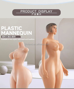 Mannequins de vitrine en plastique pour femmes avec tête, grande poitrine, taille fine, corps entier, couleur chair, sexy - Product Image 5