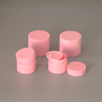 Pots en plastique PP personnalisés avec couvercle à vis, 10g-30g, contenants cosmétiques vides pour soins de la peau, crème pour les yeux et gommage pour les lèvres