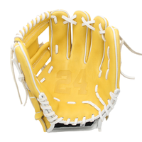 Gants de baseball et de softball en cuir Kip violet, différents types de tissus, fabrication directe d'usine, acceptation des commandes personnalisées