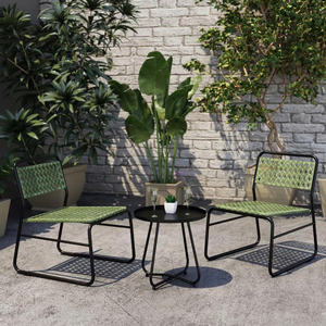 3PCS Garden <b>Patio</b> Furniture Set Woven Leisure <b>Chairs</b> <b>and</b> <b>Small</b> <b>Table</b> Vietnam Manufacturer Low MOQ With Factory Price - Product Image 4