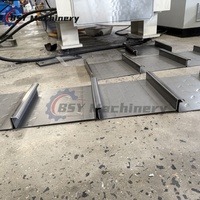 Línea de Producción Automática de Alta Velocidad BSY para la Fabricación de Placas de Acero con Patrón Antideslizante, Máquina de Conformado de Rollos para Tableros de Andamios