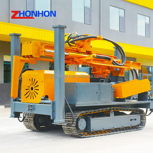 Machine de forage rotative <span class=keywords><strong>portable</strong></span> Zhonhon 50-1000m, hydraulique diesel, pour le brisage de roches, et machine de forage pneumatique DTH pour mines - Product Image 3