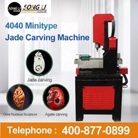 Machines de découpe de jade à vendre 4040 machine de sculpture de jade laser CNC 4 axes petites machines de gravure de pierre