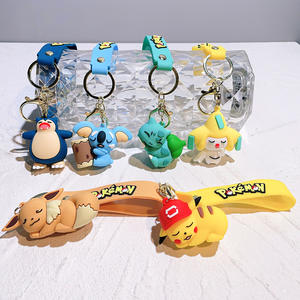 Set de Llaveros 3D de Pokémon, Llavero de PVC Suave con Personajes de Dibujos Animados, Correa de Muñeca para Decoración de Mochilas, Regalo para Fans del Anime - Product Image 5