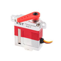 Servo numérique sans noyau en métal KST A12-T, engrenage haute précision, 0,12 seconde, 20,39 kg.cm, haute pression pour modèles RC