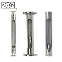Débitmètre à tube en verre de haute précision série FA10-15F pour liquides