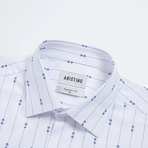 เสื้อเชิ้ตผู้ชายทรงปกติ คอจีน ยี่ห้อ Aristino รุ่น ALS1630Z ผ้าพิมพ์ลาย ระบายอากาศได้ดี ไม่ยับง่าย สไตล์ชุดทำงาน ราคาส่งสุดคุ้ม - Product Image 2
