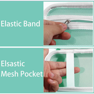 Bolsa de almacenamiento de carcasa dura Phomemo D30D35, estuche de viaje portátil para papel de impresora con bolsillo de malla elástica para guardar el material - Product Image 1