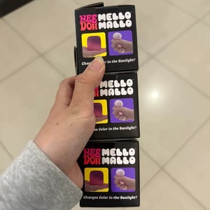 Nuevo Juguete NeeDoh Marshmallow - Juguete que Cambia de Color con Efecto de Algodón de Azúcar y Reacción Lenta al Presionar para Relajarse - Product Image 5