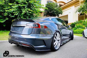 Kit de carrosserie avant et arrière pour <span class=keywords><strong>tesla</strong></span> <span class=keywords><strong>Model</strong></span> S, modèle S amélioré, style PD, kit de carrosserie d'aileron de pare-chocs avant et arrière - Product Image 2