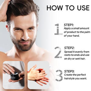 Productos Profesionales para el Cabello, Arcilla Capilar Orgánica con Acabado Mate, Marca Privada OEM para Hombres - Product Image 4