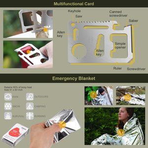 Regalo para Él, Kit de Supervivencia 29 en 1, Equipo de Emergencia, Accesorios de Camping para Acampar, Senderismo, Caza y Pesca - Product Image 3