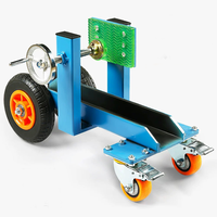 Chariot autobloquant industriel pour dalles de granit et de marbre Chariot de manutention de panneaux à 2/4 roues pour le transport et le déplacement de pierres