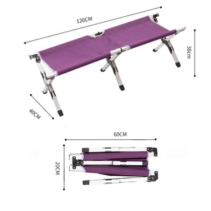 <b>Outdoor</b> Foldable Portable 2-Person Aluminum Steel Frame 600D Oxford Lightweight Camping <b>Stool</b> Double Seat for All Seasons WD-ST0 - Product Image 4