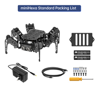 Robot Hexápodo Hiwonder MiniHexa con IA, Visión Artificial e Interacción por Voz, Compatible con Programación y Expansión de Sensores