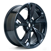 Nouvelles jantes de voiture en alliage d'aluminium forgé Audi A3/A4/Q5 5x112 19-21 pouces ET28/30/32mm multi-rayons finition noire 3 ans de garantie universelle
