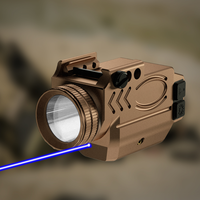 Nouvelle lampe tactique 1000lm avec combo de viseur laser vert monté, lampe de chasse