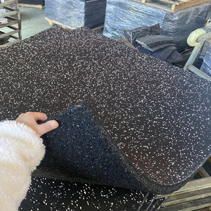 Baldosas de Goma Elástica para Levantamiento de Pesas, Alfombrilla de Goma para Gimnasio, Absorción de Impacto, 20mm de Espesor - Product Image 6